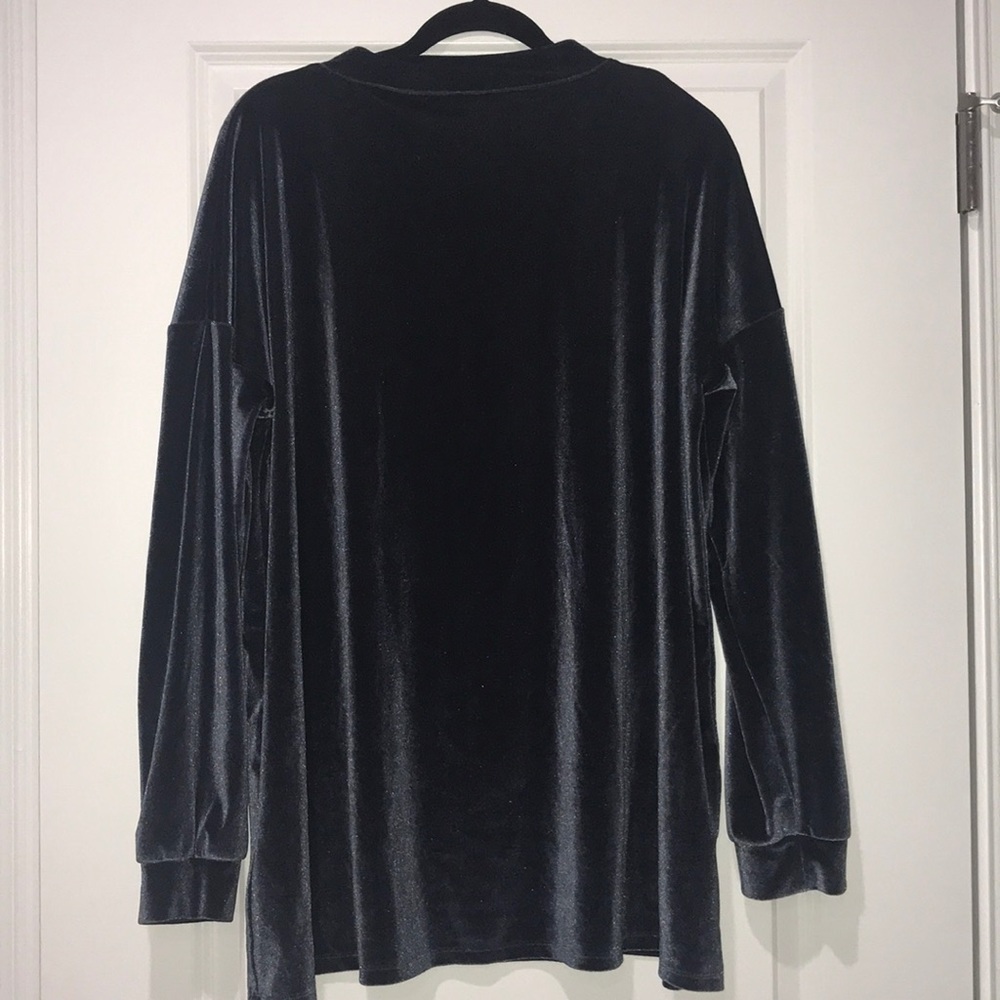 Velvet oversized dress